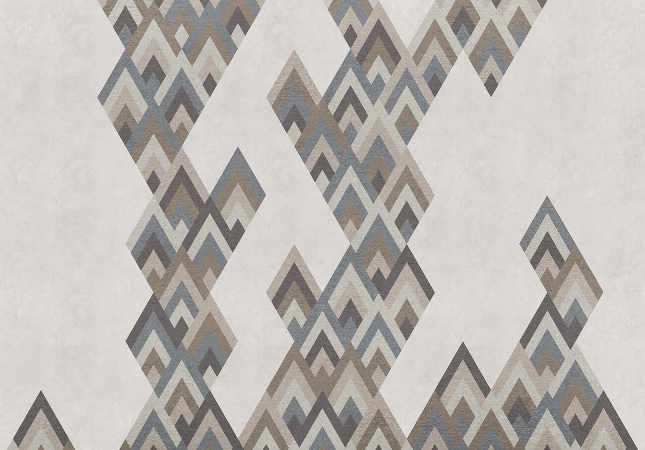 Carta da parati diamond multicolor