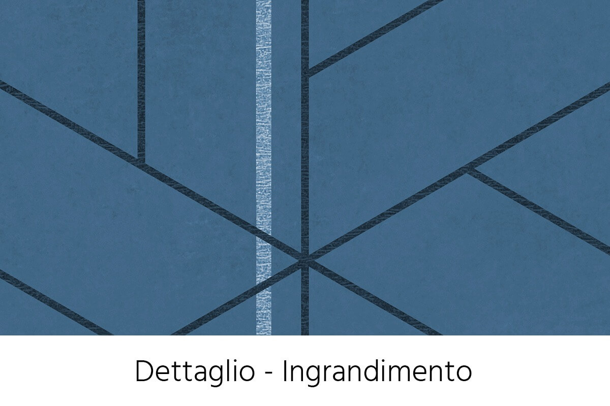 ingrandimento sequence versione blu carta d'arredo