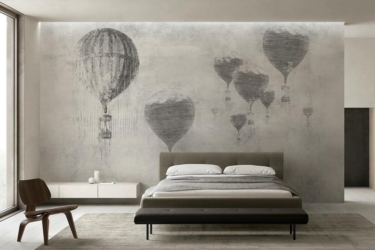 magic spells grigio per camera da letto moderna