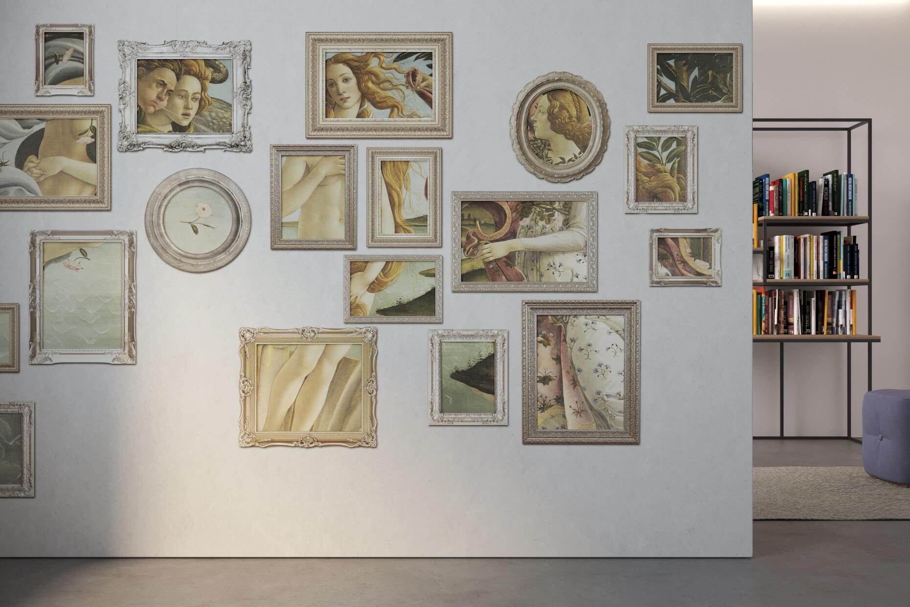 ambiente frames venere carta da parati moderna