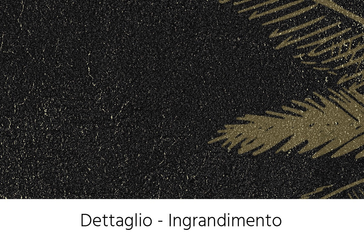 ingrandimento huli versione oro carta d'arredo