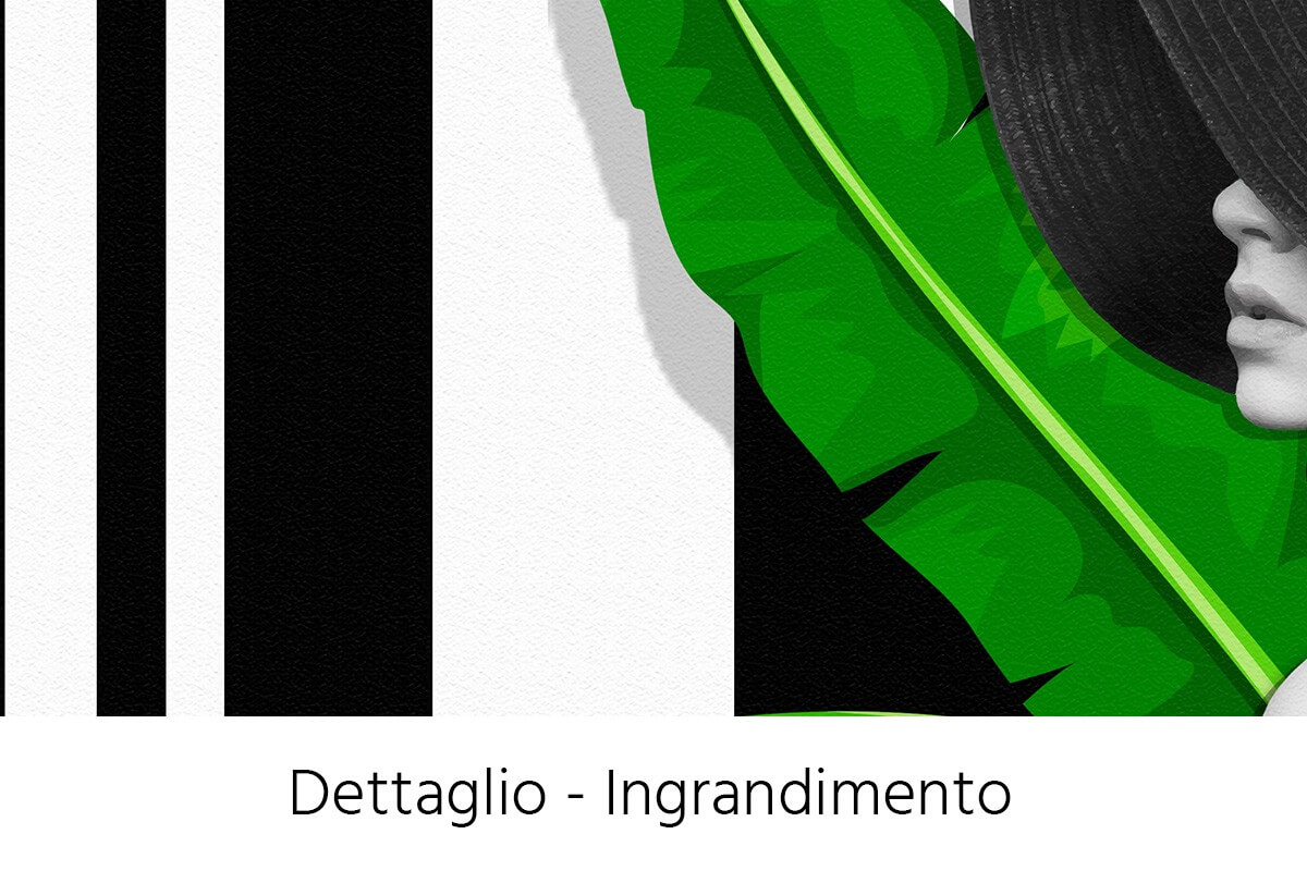 ingrandimento loop versione black carta d'arredo