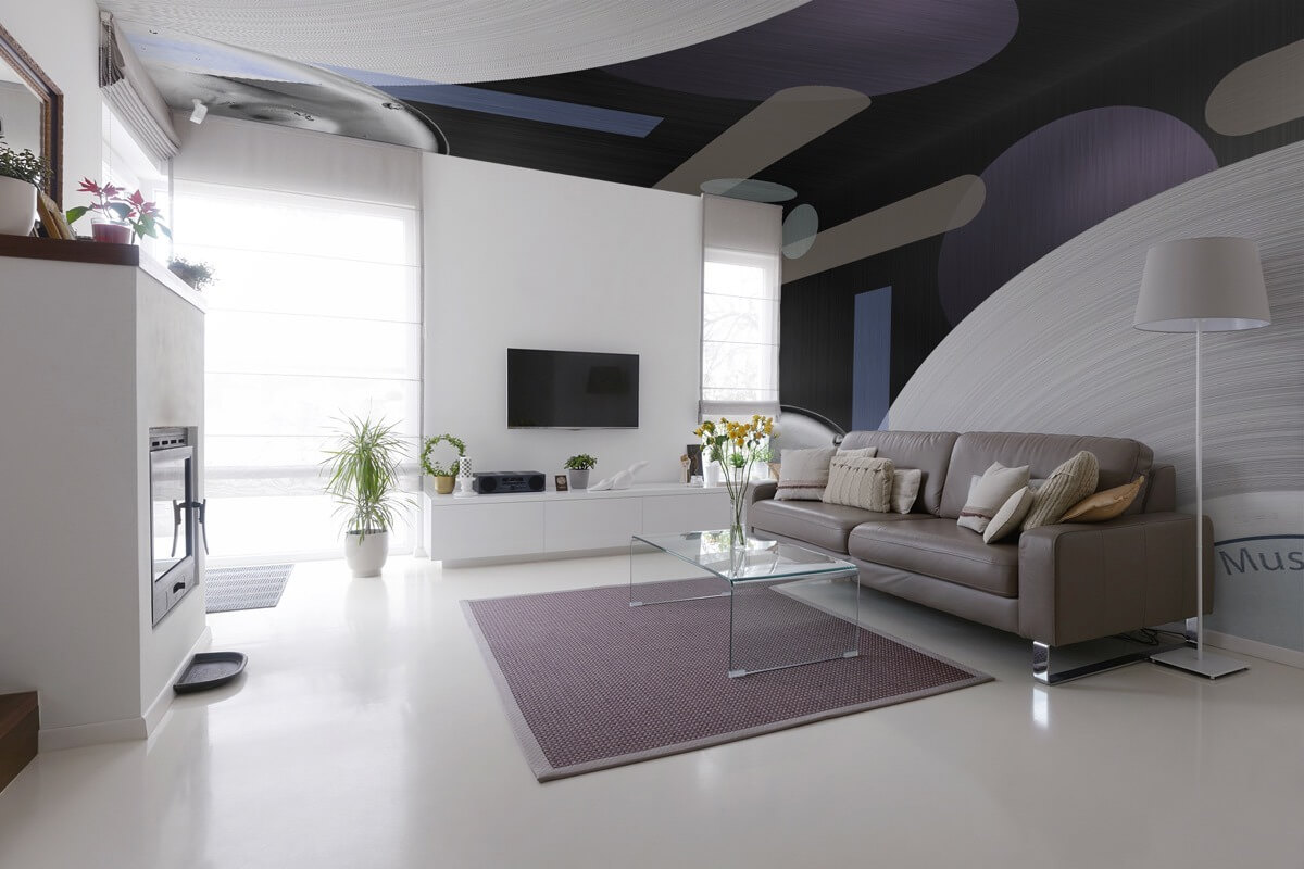 Arredare il soffitto con la carta da parati