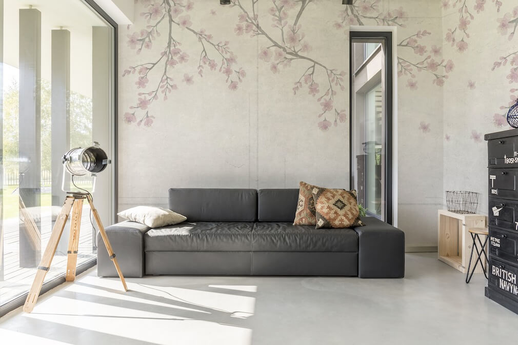 sakai versione bianco con fiori di ciliegio colorati