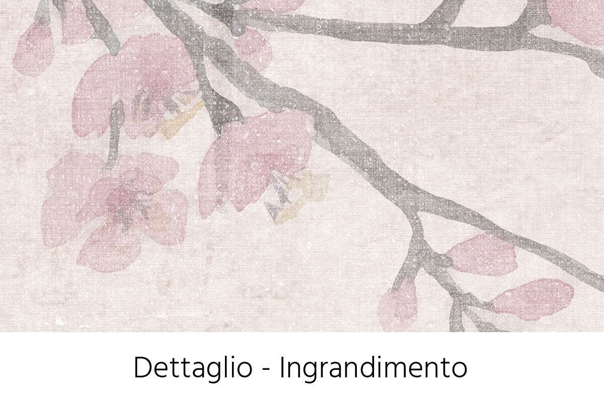 ingrandimento sakai versione rosé carta d'arredo