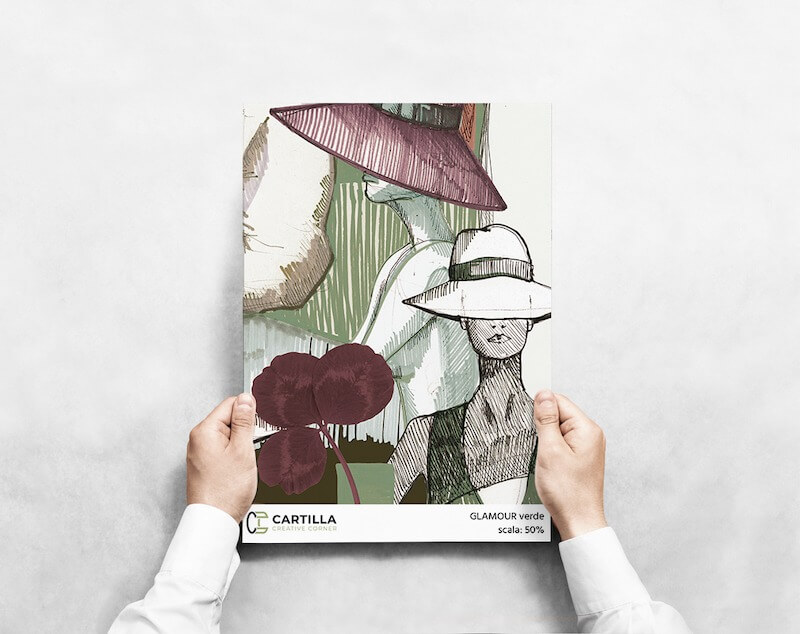 campione A3 GLAMOUR verde copia