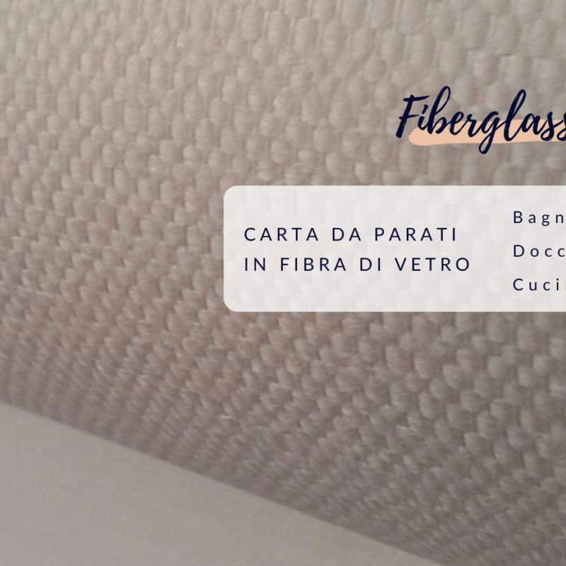Carta da parati in fibra di vetro