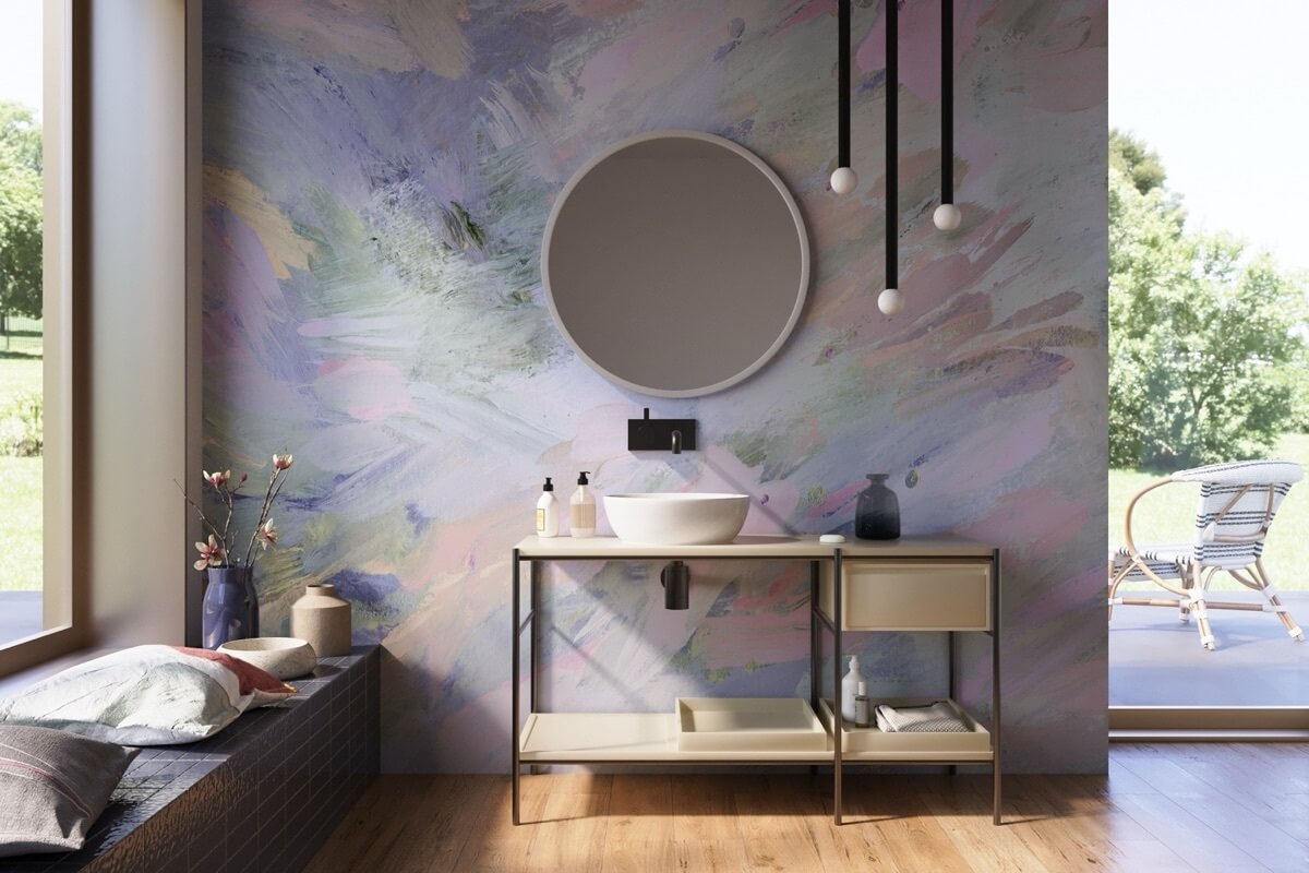 chaos cold wallcovering